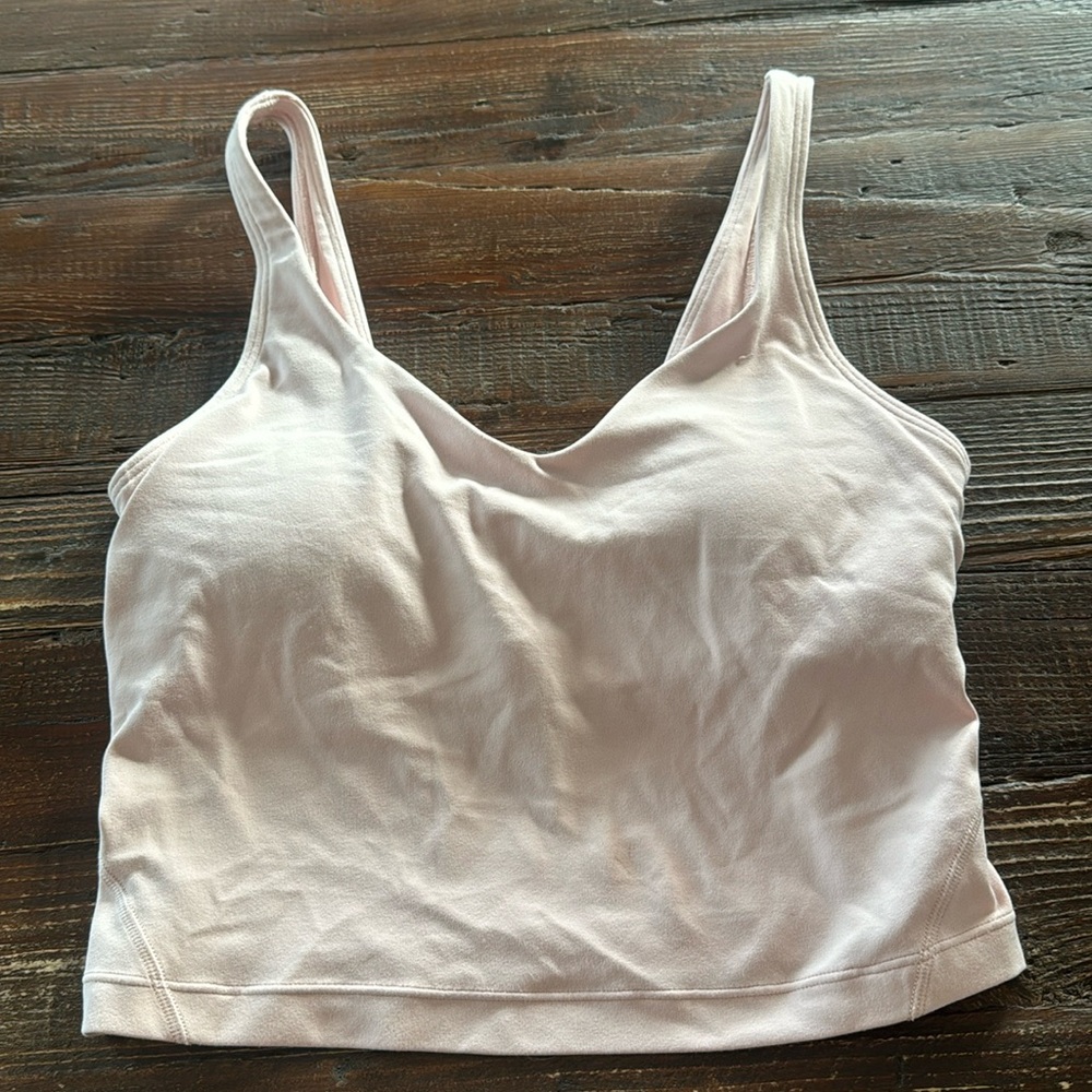 Light pink Lululemon align tank top